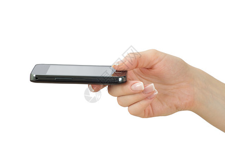 移动移动电话触摸屏商业展示电子节目电话男人白色机动性空白手高清图片素材