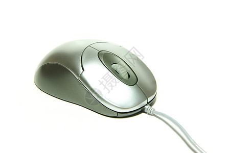 计算机鼠标滚动光学电子产品技术老鼠白色电脑按钮绳索车轮背景图片