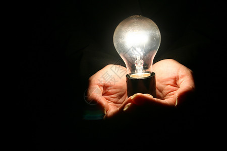 想法灯泡辉光创造力利润智力解决方案力量玻璃男人技术背景图片