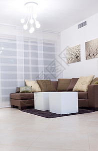 内部设计住宅房间闲暇艺术地毯公寓风格地面木头椅子松弛高清图片素材