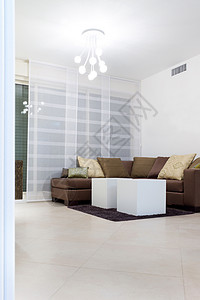 内部设计闲暇财产枕头椅子风格座位玻璃地面沙发长椅窗帘高清图片素材