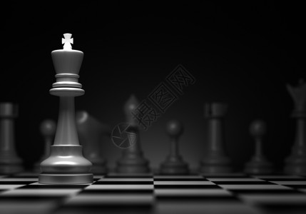 象棋王雕刻团队休闲黑与白图像水平数字宏观对象成功高清图片
