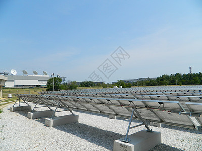 太阳光伏镇流器货架太阳能高清图片