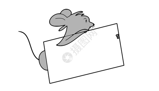 滑鼠老鼠海报笔记案卷空白标签背景图片