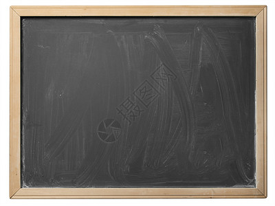 隔离的黑板学校木头白色大学石板教育粉笔绿色背景图片