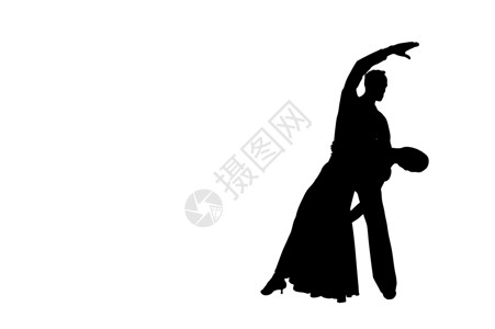 一对跳拉丁人舞女夫妻探戈舞者拉丁舞蹈家插图运动舞蹈男人女士背景