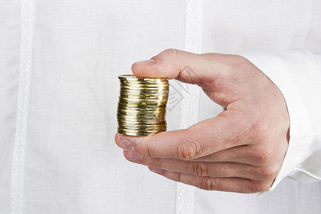 堆叠硬币库存金子手指安全机构商业投资收益贷款贫困图片素材