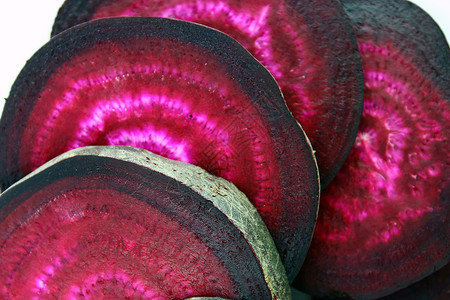 紫色甜菜头切片菜根切片烹饪养分收成栗色蔬菜花园园艺紫色乡巴佬饮食背景