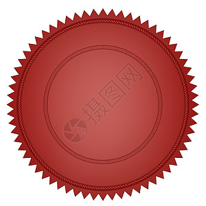红海豹股票荣誉印章标签徽章红色星形印模证书圆圈背景图片