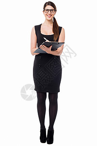 漂亮的秘书拿下笔记女性丝袜公司管理人员文档经理人士员工商务眼镜背景