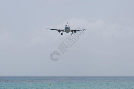 安娜霍兹飞机着陆小号海滩观察员旅行海盗旅游热带支撑航班公主背景