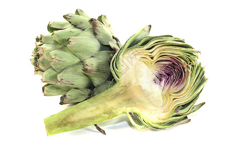切片和整片洋菊花行业绿色白色维生素植物美食叶子改变食品蔬菜背景图片