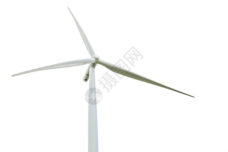 孤立风涡轮发电机高清图片