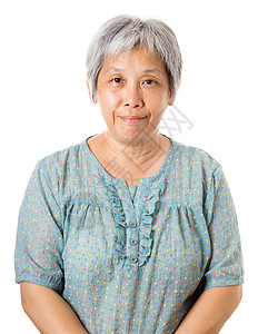 成熟的亚洲女性白色长老黑色母亲退休老年快乐祖母喜悦微笑中国人高清图片素材