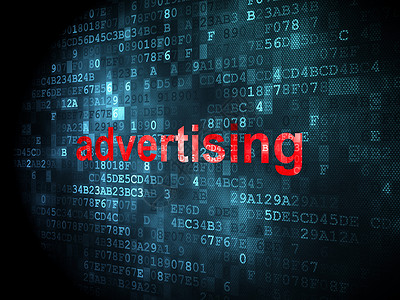 数字7素材网广告概念 数字背景的广告 7数据公司互联网技术活动市场监视器创造力蓝色屏幕背景