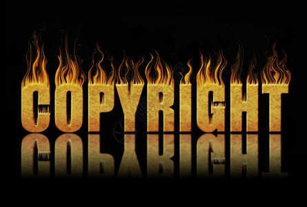 版权争议法律执照保护辩论权利专利侵权商标火焰背景图片