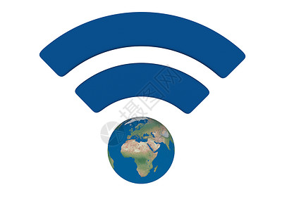WiFi 符号互联网插图白色上网网络网吧行星地球热点背景图片