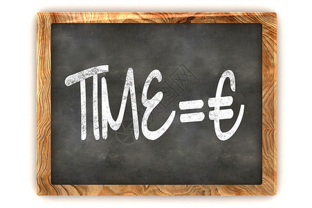 黑板时间金钱金融工作方程教育商业公式背景图片
