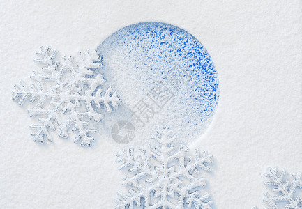 雪花冰晶元素雪上的雪花假期季节水晶薄片水平饰品艺术冰晶庆典装饰品背景