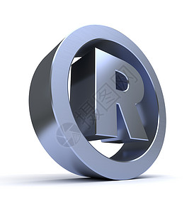 R商标登记册财产贸易合金标识圆形白色推广知识分子执照插图背景