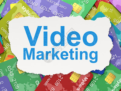 视频框财务理念 信用卡背景视频营销背景