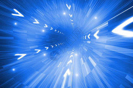 线性箭头明亮的未来箭头计算机白色数字隧道技术辉光圆圈线条绘图螺旋背景