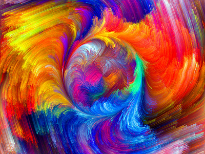 色彩多彩的回滴轨迹想像力帆布光谱色迹元素墙纸笔触设计渲染背景图片