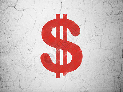 货币概念 美元在墙面背景上财富宝藏支付背景墙储蓄插图现金水泥价格贷款背景图片