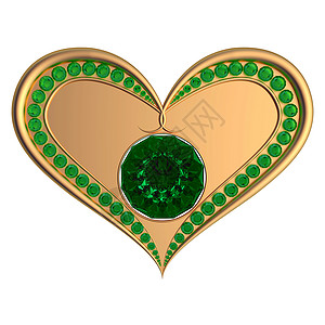 绿化心脏首饰生日装饰品火花项链宝石水晶横幅订婚钻石宝藏背景图片