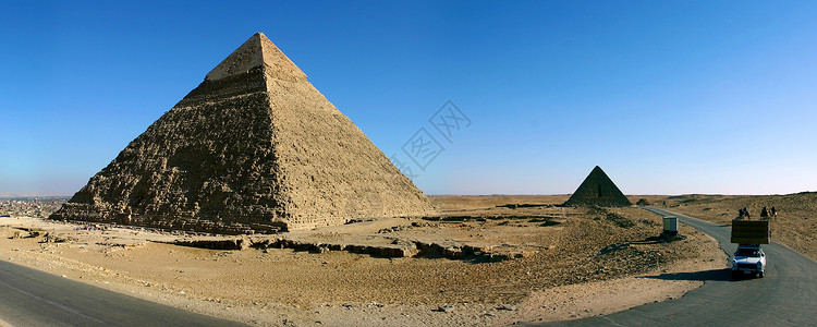 吉萨大金字塔开罗吉萨金字塔建筑学历史性世界文明历史地标运输全景艺术考古学背景