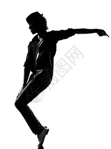 迈克尔·杰克逊跳舞男伴的轮光片男性阴影模仿年轻人脚尖霹雳舞者霹雳舞男人舞蹈家衣服背景