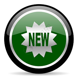 绿色按钮元素新图标徽章圆圈按钮标签零售横幅贴纸绿色卡片市场背景