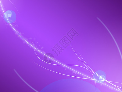 紫色效果元素灯线背景的光线曲线横幅紫色海浪海报墙纸绘画圆圈商业推介会背景