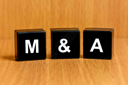 M&A或兼并和收购关于整块的文本高清图片