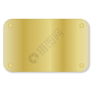 牌匾设计素材金金盘白色拉丝抛光框架控制板空白铭牌黄色金子木板背景