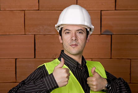 工程师职业安全帽商务房地产工人领班成功帽子工作检查员背景图片