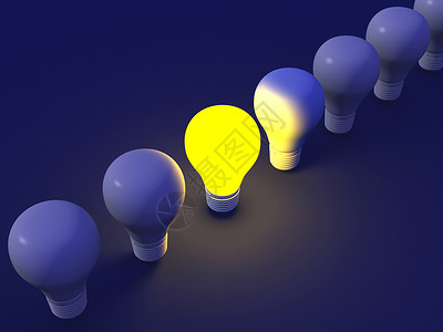 灯泡照明创造力头脑活力天才家庭思维技术背景图片
