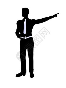 男性商务模拟管理人员套装男人办公室公司商业插图领带艺术职业背景图片