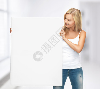 牛仔裤海报白白板妇女衬衫女孩正方形海报盘子绘画工人产品学生白色背景