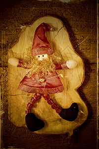 圣诞老人边框圣圣诞礼品装饰背景