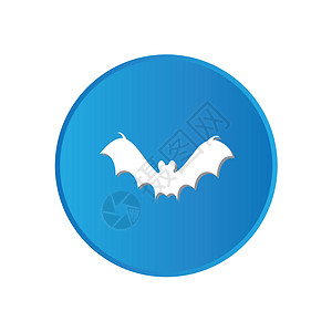 原创蝙蝠图标100 艺术板2界面团体圆形网页空白徽章蝙蝠网络互联网细节背景