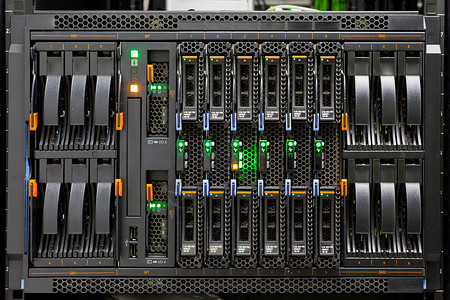 服务器集群带有硬磁盘的网络服务器拉机面板面板背景