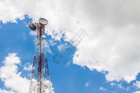 刀塔2素材红色和白色的通讯塔 与许多不同的通信信号塔环境机动性金属海浪车站频率微波互联网电脑电缆背景