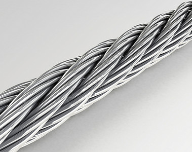 钢绳金属漩涡螺旋绳索电缆背景图片