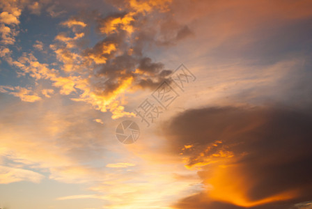 黄石公园日落背景图片