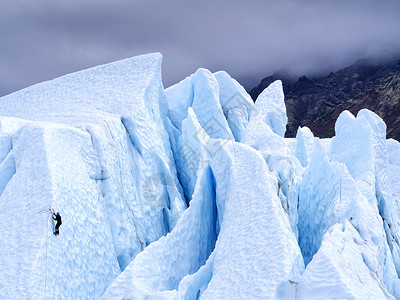 冰爪冰川攀爬者背景