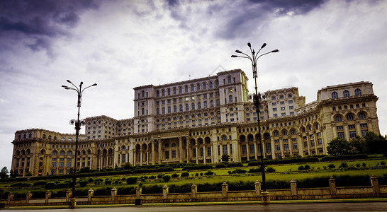 议会宫建筑布加勒斯特议会宫高清图片
