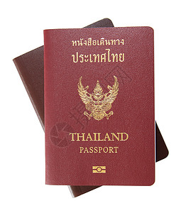 泰国护照协会白色旅行护照移民国际棕色国籍文档鉴别背景图片