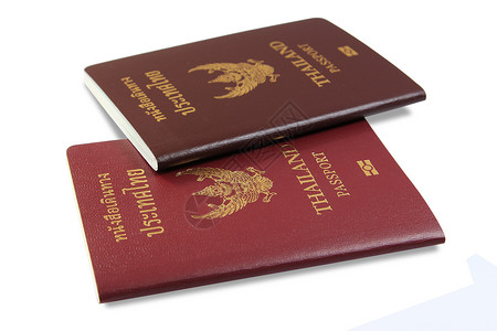 泰国护照协会护照国籍文档国际白色移民棕色鉴别旅行背景图片