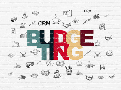 背景墙上的财务概念预算成就战略生意绘画交易项目投资业务营销团队背景图片